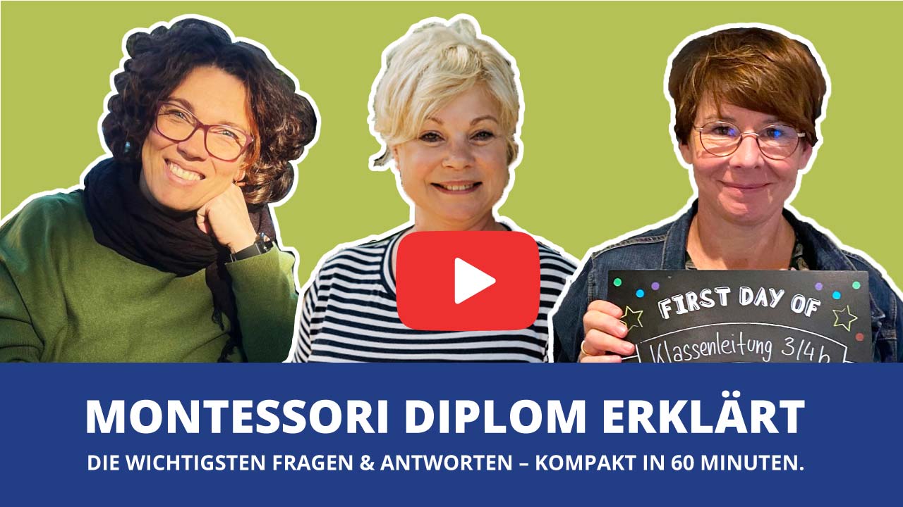 Drei Dozentinnen des Montessori-Diplomlehrgangs beantworten häufige Fragen zur Weiterbildung